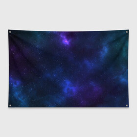 Флаг-баннер с принтом Звёздное небо в Тюмени, 100% полиэстер | размер 67 х 109 см, плотность ткани — 95 г/м2; по краям флага есть четыре люверса для крепления | abstraction | cosmos | nebula | space | star | universe | абстракция | вселенная | звезды | космос | мир | планеты