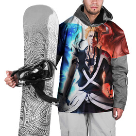 Накидка на куртку 3D с принтом Bleach в Тюмени, 100% полиэстер |  | Тематика изображения на принте: anime | bleach | ichigo kurosaki | блич