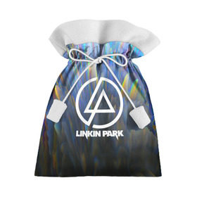 Подарочный 3D мешок с принтом linkin park в Тюмени, 100% полиэстер | Размер: 29*39 см | Тематика изображения на принте: linkin park | logo | music | pop | rock | usa | альтернатива | америка | металл | музыка | музыкальный | поп | рок | честер беннингтон