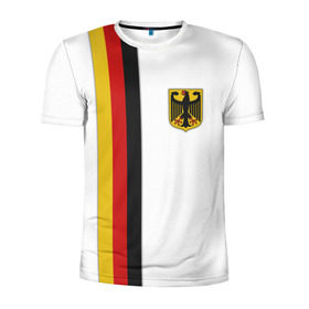 Мужская футболка 3D спортивная с принтом I Love Germany в Тюмени, 100% полиэстер с улучшенными характеристиками | приталенный силуэт, круглая горловина, широкие плечи, сужается к линии бедра | Тематика изображения на принте: 