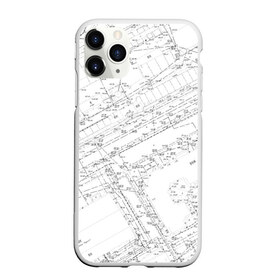 Чехол для iPhone 11 Pro матовый с принтом Топография_01 в Тюмени, Силикон |  | Тематика изображения на принте: survey | геодезист | геодезия | топография