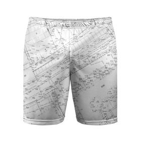 Мужские шорты спортивные с принтом Топография_01 в Тюмени,  |  | survey | геодезист | геодезия | топография