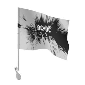 Флаг для автомобиля с принтом AC/DC в Тюмени, 100% полиэстер | Размер: 30*21 см | ac dc | atco | atlantic | columbia | east west | elektra | emi | epic | ангус янг | крис слэйд | музыка | стиви янг | эксл роуз