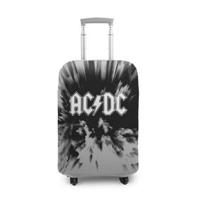 Чехол для чемодана 3D с принтом AC/DC в Тюмени, 86% полиэфир, 14% спандекс | двустороннее нанесение принта, прорези для ручек и колес | ac dc | atco | atlantic | columbia | east west | elektra | emi | epic | ангус янг | крис слэйд | музыка | стиви янг | эксл роуз