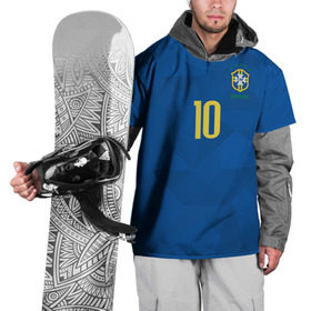 Накидка на куртку 3D с принтом Неймар 2018 гостевая в Тюмени, 100% полиэстер |  | Тематика изображения на принте: brazil | cup champions | league | neymar | world | бразилия | неймар