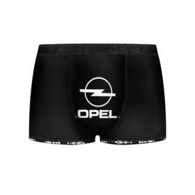 Мужские трусы 3D с принтом Opel sport auto abstract в Тюмени, 50% хлопок, 50% полиэстер | классическая посадка, на поясе мягкая тканевая резинка | Тематика изображения на принте: 