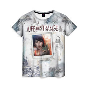 Женская футболка 3D с принтом Max. Life is Strange. в Тюмени, 100% полиэфир ( синтетическое хлопкоподобное полотно) | прямой крой, круглый вырез горловины, длина до линии бедер | макс | странная жизнь