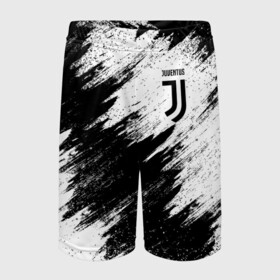 Детские спортивные шорты 3D с принтом Juventus в Тюмени,  100% полиэстер
 | пояс оформлен широкой мягкой резинкой, ткань тянется
 | football | juventus | soccer | италия | турин | футбольный | ювентус