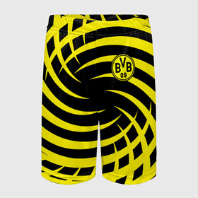 Детские спортивные шорты 3D с принтом FC Borussia Dortmund в Тюмени,  100% полиэстер
 | пояс оформлен широкой мягкой резинкой, ткань тянется
 | боруссия | дортмунд