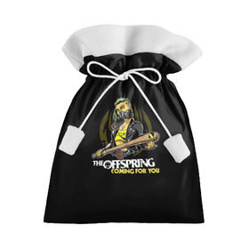 Подарочный 3D мешок с принтом The Offspring, coming for you в Тюмени, 100% полиэстер | Размер: 29*39 см | Тематика изображения на принте: the offspring | офспринг | оффспринг | рок
