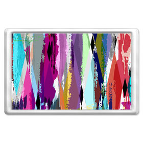 Магнит 45*70 с принтом Цветные полосы в Тюмени, Пластик | Размер: 78*52 мм; Размер печати: 70*45 | abstraction | watercolor | абстракция красок | акварель | брызги красок | живопись | краска | потертость красок | размытые краски | текстуры | яркие | яркие краски