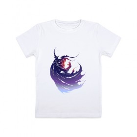 Детская футболка хлопок с принтом Final Fantasy IV в Тюмени, 100% хлопок | круглый вырез горловины, полуприлегающий силуэт, длина до линии бедер | 