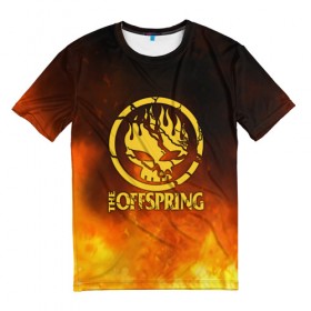 Мужская футболка 3D с принтом The Offspring в Тюмени, 100% полиэфир | прямой крой, круглый вырез горловины, длина до линии бедер | the offspring | офспринг | оффспринг | рок