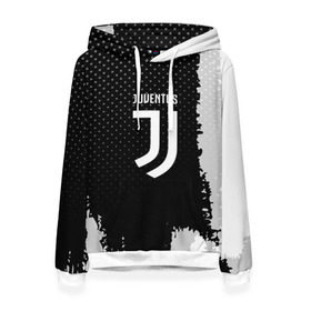 Женская толстовка 3D с принтом JUVENTUS в Тюмени, 100% полиэстер  | двухслойный капюшон со шнурком для регулировки, мягкие манжеты на рукавах и по низу толстовки, спереди карман-кенгуру с мягким внутренним слоем. | football | soccer | ювентус