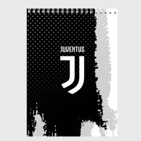 Скетчбук с принтом JUVENTUS в Тюмени, 100% бумага
 | 48 листов, плотность листов — 100 г/м2, плотность картонной обложки — 250 г/м2. Листы скреплены сверху удобной пружинной спиралью | football | soccer | ювентус