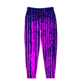 Мужские брюки 3D с принтом Pink Underground в Тюмени, 100% полиэстер | манжеты по низу, эластичный пояс регулируется шнурком, по бокам два кармана без застежек, внутренняя часть кармана из мелкой сетки | Тематика изображения на принте: 