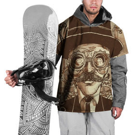 Накидка на куртку 3D с принтом Стимпанк в Тюмени, 100% полиэстер |  | Тематика изображения на принте: наука | стиль | фантастика