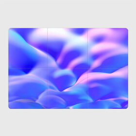 Магнитный плакат 3Х2 с принтом Neon waves в Тюмени, Полимерный материал с магнитным слоем | 6 деталей размером 9*9 см | 