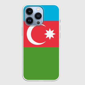 Чехол для iPhone 13 Pro с принтом Азербайджан в Тюмени,  |  | azerbaijan | azrbaycan | звезда | ислам | полумесяц | флаг