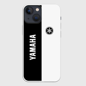 Чехол для iPhone 13 mini с принтом Yamaha в Тюмени,  |  | Тематика изображения на принте: corporation | sport | yamaha | авто | автомобиль | викинг | джог | знак | лого | машина | мотоцикл | пианино | р1 | р6 | седан | символ | синтезатор | скутер | спорт | тачка | хэтчбек | эмблема | ямаха