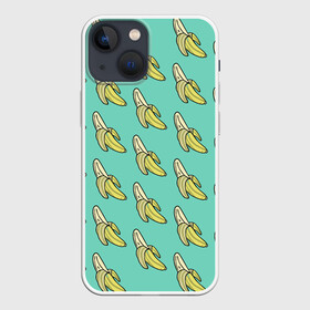 Чехол для iPhone 13 mini с принтом Бааны в Тюмени,  |  | banana | food | vegan | vegetarian | банан | веган | вегетарианство | еда