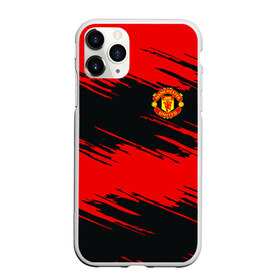 Чехол для iPhone 11 Pro матовый с принтом Manchester United в Тюмени, Силикон |  | football | futbol | manchester | mu | sport | манчестер | мю | спорт | футбол | юнайтед