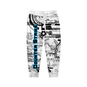 Детские брюки 3D с принтом Counter Strike в Тюмени, 100% полиэстер | манжеты по низу, эластичный пояс регулируется шнурком, по бокам два кармана без застежек, внутренняя часть кармана из мелкой сетки | 