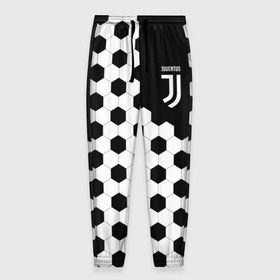 Мужские брюки 3D с принтом Juventus в Тюмени, 100% полиэстер | манжеты по низу, эластичный пояс регулируется шнурком, по бокам два кармана без застежек, внутренняя часть кармана из мелкой сетки | 