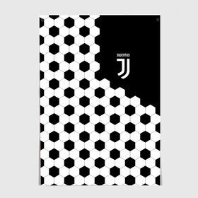 Постер с принтом Juventus в Тюмени, 100% бумага
 | бумага, плотность 150 мг. Матовая, но за счет высокого коэффициента гладкости имеет небольшой блеск и дает на свету блики, но в отличии от глянцевой бумаги не покрыта лаком | 