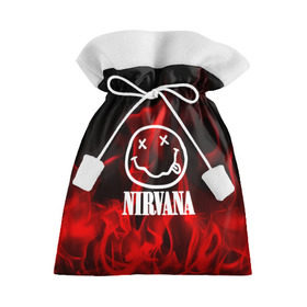 Подарочный 3D мешок с принтом NIRVANA в Тюмени, 100% полиэстер | Размер: 29*39 см | nirvana | punk | rock | альтернативный хип хоп | группа | инди поп | музыка | музыкальное произведение | ноты | панк | регги | рок | синти поп