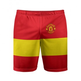 Мужские шорты 3D спортивные с принтом Manchester United в Тюмени,  |  | england | football | logo | manchester united | sport | англия | арт | лига | лого | манчестер юнайтед | спорт | текстура | фк | футбол | футбольный клуб | эмблема