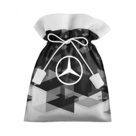 Подарочный 3D мешок с принтом Mercedes sport geometry в Тюмени, 100% полиэстер | Размер: 29*39 см | auto | automobile | car | carbon | machine | mercedes | motor | motor car | sport car | автомашина | бренд | легковой автомобиль | марка | спортивный автомобиль | тачка