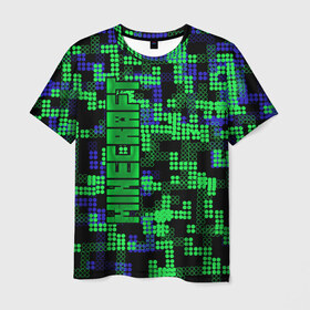 Мужская футболка 3D с принтом Minecraft в Тюмени, 100% полиэфир | прямой крой, круглый вырез горловины, длина до линии бедер | minecraft | miner | игра | инди | компьютерная | майнкрафт | мир | открытый | шахта | яркие