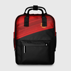 Женский рюкзак 3D F.C.M.U SPORT: в Тюмени, 100% полиэстер | лямки с регулируемой длиной, сверху ручки, чтобы рюкзак нести как сумку. Основное отделение закрывается на молнию, как и внешний карман. Внутри два дополнительных кармана, один из которых закрывается на молнию. По бокам два дополнительных кармашка, куда поместится маленькая бутылочка
 | fc | football | fotball club | manchester united | sport | манчестер юнайтед | спорт | спортивные | униформа | фирменые цвета | фк | футбол | футбольный клуб