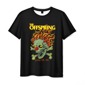 Мужская футболка 3D с принтом The Offspring в Тюмени, 100% полиэфир | прямой крой, круглый вырез горловины, длина до линии бедер | offspring | офспринг | оффспринг | рок