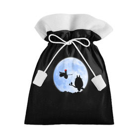 Подарочный 3D мешок с принтом Totoro and the moon в Тюмени, 100% полиэстер | Размер: 29*39 см | anime | moon | myneighbortotoro | night | stars | totoro | аниме | звезды | канта | кодомо | котобус | кусакабэ | луна | мэй | ночь | сусуватари | тацуо | тоторо | хаяомиядзаки | ясуко