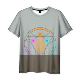 Мужская футболка 3D с принтом Dota 2 Invoker в Тюмени, 100% полиэфир | прямой крой, круглый вырез горловины, длина до линии бедер | carl | dota | dota 2 | invoker | magus | дота | дота 2 | инвокер | карл | маг