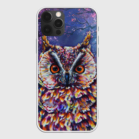 Чехол для iPhone 12 Pro Max с принтом Сова в Тюмени, Силикон |  | art | bird | forest | night | owl | owls | tree | wood | арт | дерево | лес | ночь | птица | птицы | сова | совы