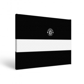 Холст прямоугольный с принтом FC Manchester United в Тюмени, 100% ПВХ |  | black   white | england | football | logo | manchester united | sport | англия | арт | лига | лого | манчестер юнайтед | спорт | текстура | фк | футбол | футбольный клуб | черно белый | эмблема