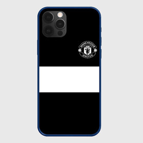 Чехол для iPhone 12 Pro Max с принтом FC Manchester United в Тюмени, Силикон |  | black   white | england | football | logo | manchester united | sport | англия | арт | лига | лого | манчестер юнайтед | спорт | текстура | фк | футбол | футбольный клуб | черно белый | эмблема