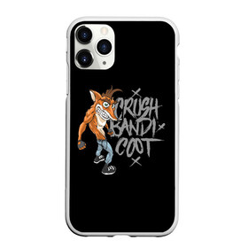 Чехол для iPhone 11 Pro матовый с принтом Crush Bandicoot 3d в Тюмени, Силикон |  | crash | бандикут | краш | крэш