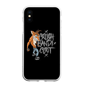 Чехол для iPhone XS Max матовый с принтом Crush Bandicoot 3d в Тюмени, Силикон | Область печати: задняя сторона чехла, без боковых панелей | Тематика изображения на принте: crash | бандикут | краш | крэш