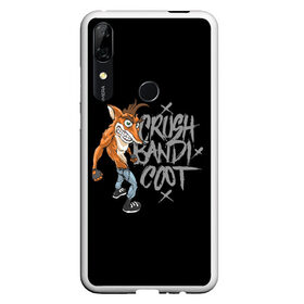 Чехол для Honor P Smart Z с принтом Crush Bandicoot 3d в Тюмени, Силикон | Область печати: задняя сторона чехла, без боковых панелей | Тематика изображения на принте: crash | бандикут | краш | крэш