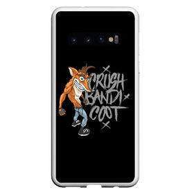Чехол для Samsung Galaxy S10 с принтом Crush Bandicoot 3d в Тюмени, Силикон | Область печати: задняя сторона чехла, без боковых панелей | Тематика изображения на принте: crash | бандикут | краш | крэш