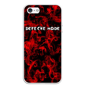 Чехол для iPhone 5/5S матовый с принтом Depeche Mode в Тюмени, Силикон | Область печати: задняя сторона чехла, без боковых панелей | альтернативный | блюз | британская | готик | гранж | группа | метал | модные | музыка | пост | рок | хард