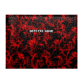 Обложка для студенческого билета с принтом Depeche Mode в Тюмени, натуральная кожа | Размер: 11*8 см; Печать на всей внешней стороне | Тематика изображения на принте: альтернативный | блюз | британская | готик | гранж | группа | метал | модные | музыка | пост | рок | хард