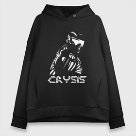 Женское худи Oversize хлопок с принтом Crysis в Тюмени, френч-терри — 70% хлопок, 30% полиэстер. Мягкий теплый начес внутри —100% хлопок | боковые карманы, эластичные манжеты и нижняя кромка, капюшон на магнитной кнопке | crysis | delta force | воин | игра | компьютерная | кризис | лук | мультиплатформенная | нанокостюм | научно фантастический | от первого лица | пришельцы | стрелялка | шутер