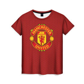 Женская футболка 3D с принтом Manchester United Knitted в Тюмени, 100% полиэфир ( синтетическое хлопкоподобное полотно) | прямой крой, круглый вырез горловины, длина до линии бедер | england | football | logo | manchester united | pattern | sport | англия | арт | вязаный | лига | лого | манчестер юнайтед | переплет | свитер | спорт | текстура | узор | фк | футбол | футбольный клуб | эмблема