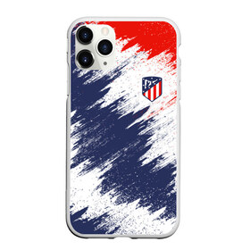 Чехол для iPhone 11 Pro Max матовый с принтом Atletico Madrid в Тюмени, Силикон |  | атлетико мадрид | эмблема