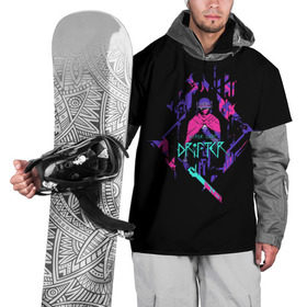 Накидка на куртку 3D с принтом Hyper Light Drifter в Тюмени, 100% полиэстер |  | Тематика изображения на принте: drifter | hyper | legend of zelda | light | зельда